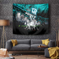 Step Into Horror Domain Power Football Tapestry Halloween Horror Movie Characters - Aussie Hoodie