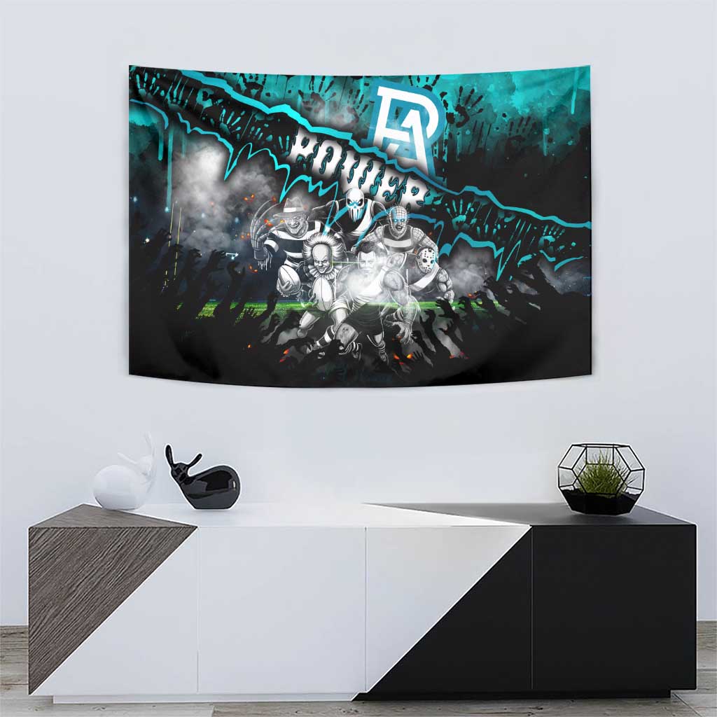 Step Into Horror Domain Power Football Tapestry Halloween Horror Movie Characters - Aussie Hoodie