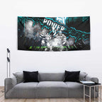 Step Into Horror Domain Power Football Tapestry Halloween Horror Movie Characters - Aussie Hoodie