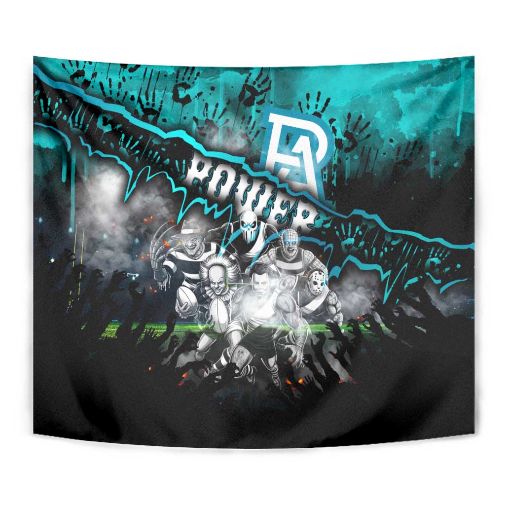 Step Into Horror Domain Power Football Tapestry Halloween Horror Movie Characters - Aussie Hoodie