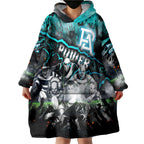 Step Into Horror Domain Power Football Wearable Blanket Hoodie Halloween Horror Movie Characters - Aussie Hoodie