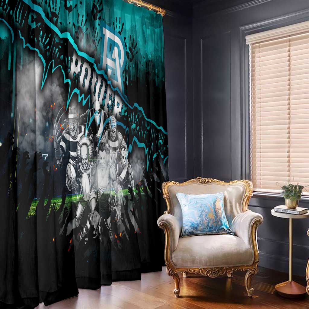 Step Into Horror Domain Power Football Window Curtain Halloween Horror Movie Characters - Aussie Hoodie
