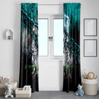 Step Into Horror Domain Power Football Window Curtain Halloween Horror Movie Characters - Aussie Hoodie