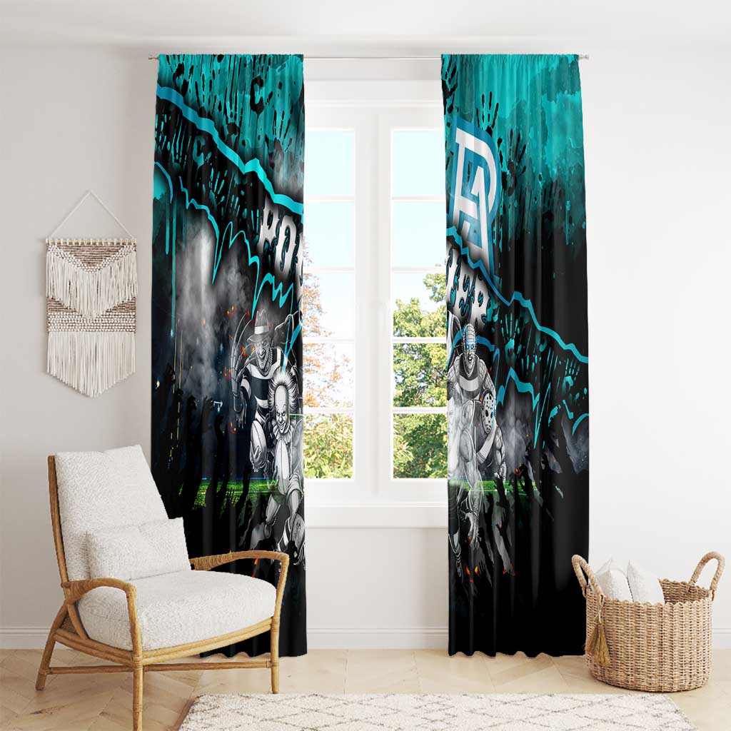 Step Into Horror Domain Power Football Window Curtain Halloween Horror Movie Characters - Aussie Hoodie
