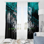 Step Into Horror Domain Power Football Window Curtain Halloween Horror Movie Characters - Aussie Hoodie