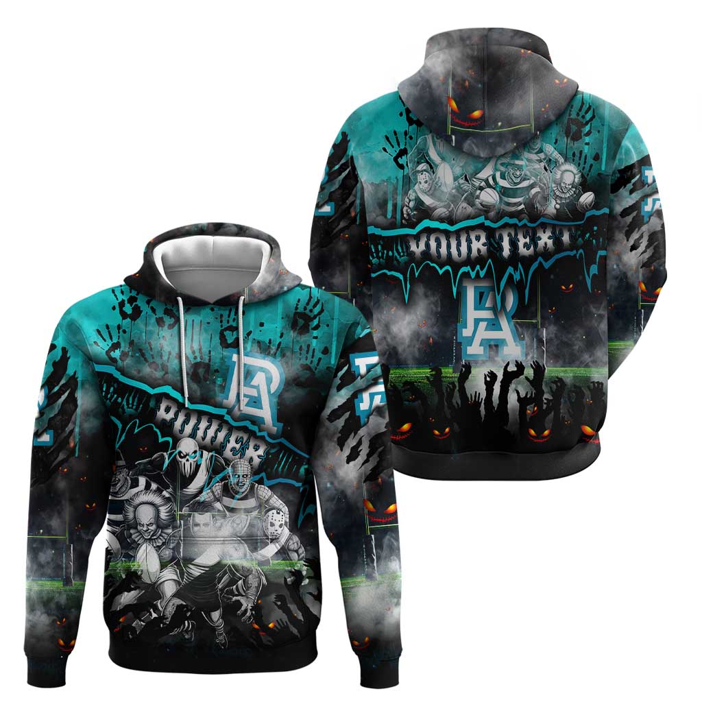 Step Into Horror Domain Power Football Zip Hoodie Halloween Horror Movie Characters - Aussie Hoodie
