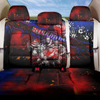 Step Into Horror Domain Bulldogs Football Back Car Seat Cover Halloween Horror Movie Characters - Aussie Hoodie