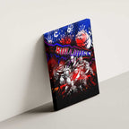 Step Into Horror Domain Bulldogs Football Canvas Wall Art Halloween Horror Movie Characters - Aussie Hoodie