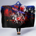 Step Into Horror Domain Bulldogs Football Hooded Blanket Halloween Horror Movie Characters - Aussie Hoodie