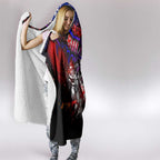 Step Into Horror Domain Bulldogs Football Hooded Blanket Halloween Horror Movie Characters - Aussie Hoodie