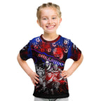 Step Into Horror Domain Bulldogs Football Kid T Shirt Halloween Horror Movie Characters - Aussie Hoodie