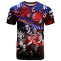 Step Into Horror Domain Bulldogs Football T Shirt Halloween Horror Movie Characters - Aussie Hoodie