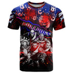 Step Into Horror Domain Bulldogs Football T Shirt Halloween Horror Movie Characters - Aussie Hoodie