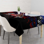 Step Into Horror Domain Bulldogs Football Tablecloth Halloween Horror Movie Characters - Aussie Hoodie