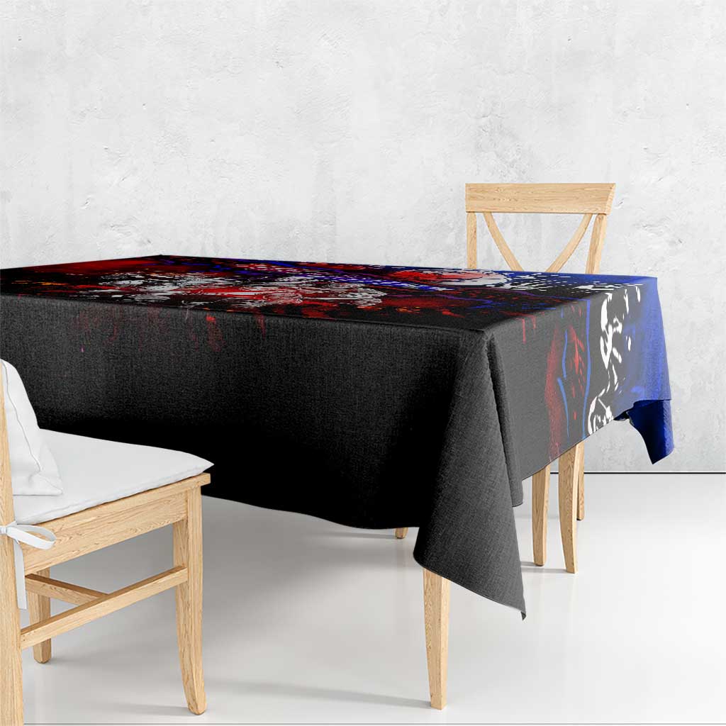 Step Into Horror Domain Bulldogs Football Tablecloth Halloween Horror Movie Characters - Aussie Hoodie