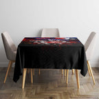 Step Into Horror Domain Bulldogs Football Tablecloth Halloween Horror Movie Characters - Aussie Hoodie