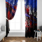 Step Into Horror Domain Bulldogs Football Window Curtain Halloween Horror Movie Characters - Aussie Hoodie