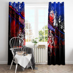 Step Into Horror Domain Bulldogs Football Window Curtain Halloween Horror Movie Characters - Aussie Hoodie