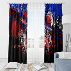 Step Into Horror Domain Bulldogs Football Window Curtain Halloween Horror Movie Characters - Aussie Hoodie