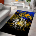 Step Into Horror Domain Eagles Football Area Rug Halloween Horror Movie Characters - Aussie Hoodie