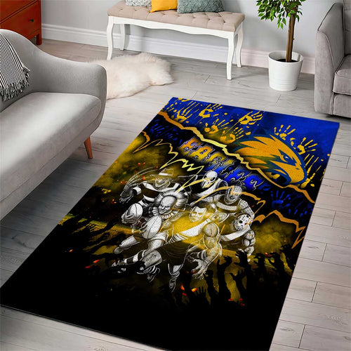 Step Into Horror Domain Eagles Football Area Rug Halloween Horror Movie Characters - Aussie Hoodie