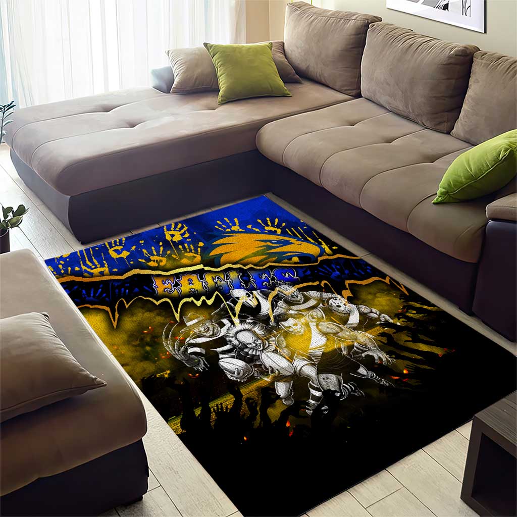 Step Into Horror Domain Eagles Football Area Rug Halloween Horror Movie Characters - Aussie Hoodie