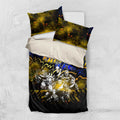 Step Into Horror Domain Eagles Football Bedding Set Halloween Horror Movie Characters - Aussie Hoodie