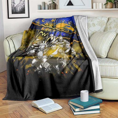 Step Into Horror Domain Eagles Football Blanket Halloween Horror Movie Characters - Aussie Hoodie
