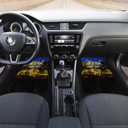Step Into Horror Domain Eagles Football Car Mats Halloween Horror Movie Characters - Aussie Hoodie