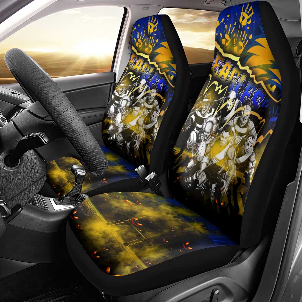 Step Into Horror Domain Eagles Football Car Seat Cover Halloween Horror Movie Characters - Aussie Hoodie