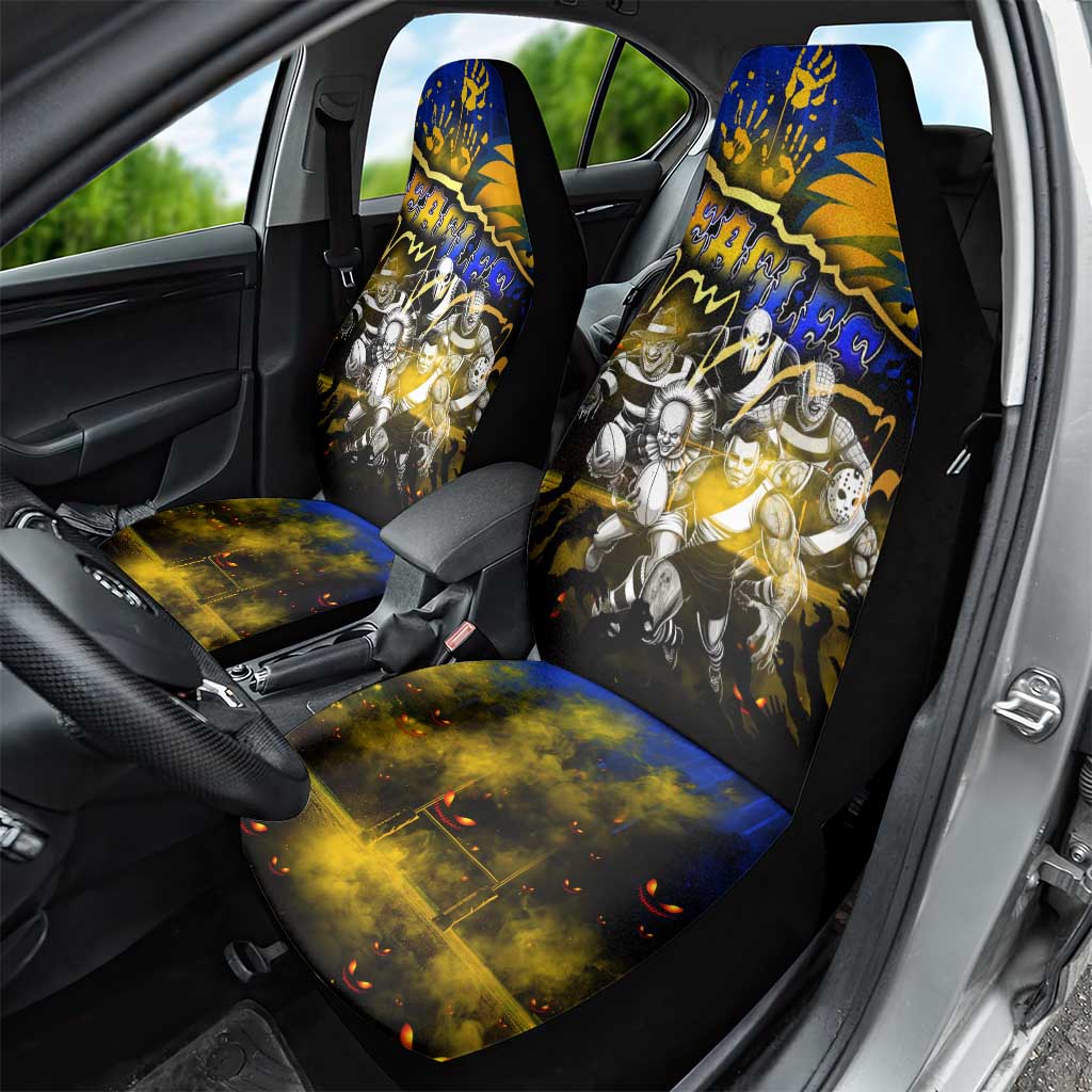 Step Into Horror Domain Eagles Football Car Seat Cover Halloween Horror Movie Characters - Aussie Hoodie