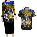 Step Into Horror Domain Eagles Football Couples Matching Long Sleeve Bodycon Dress and Hawaiian Shirt Halloween Horror Movie Characters - Aussie Hoodie