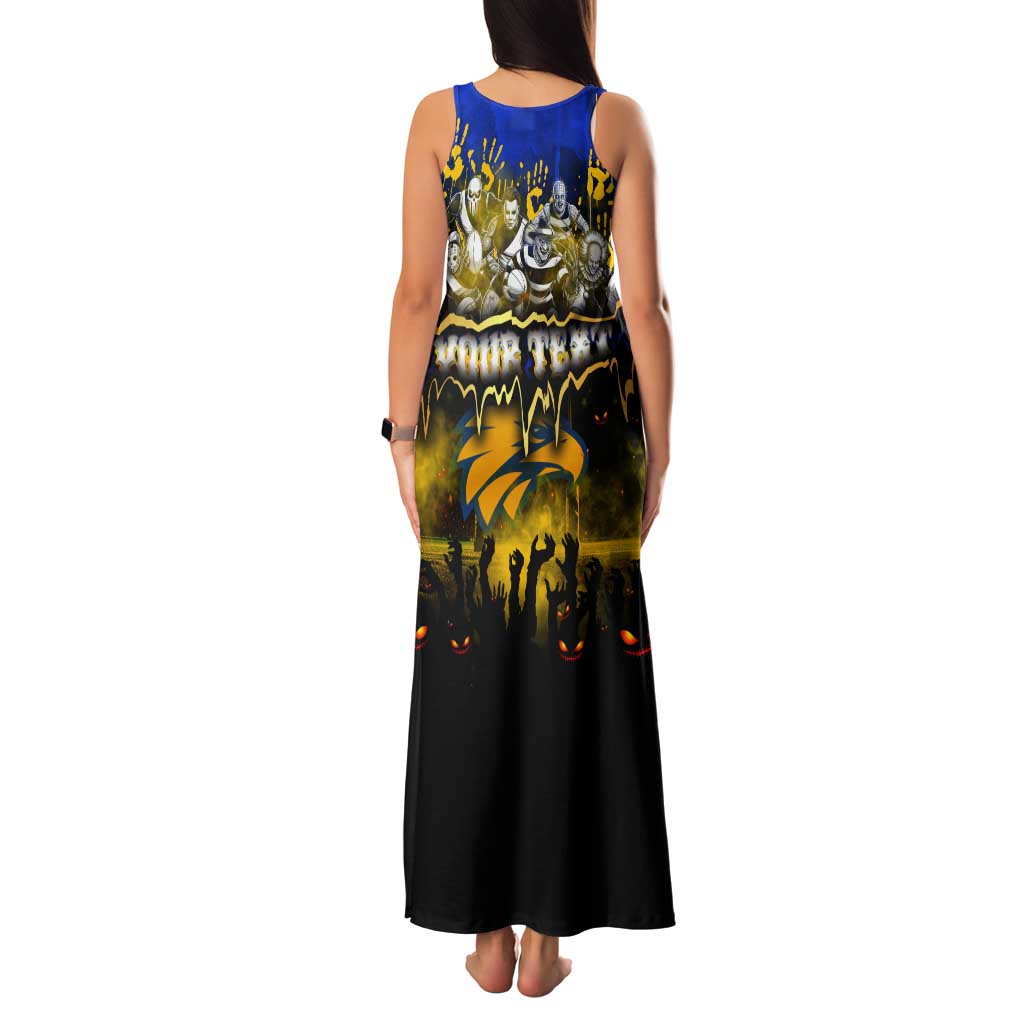 Step Into Horror Domain Eagles Football Family Matching Tank Maxi Dress and Hawaiian Shirt Halloween Horror Movie Characters - Aussie Hoodie