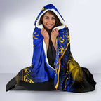 Step Into Horror Domain Eagles Football Hooded Blanket Halloween Horror Movie Characters - Aussie Hoodie