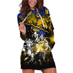 Step Into Horror Domain Eagles Football Hoodie Dress Halloween Horror Movie Characters - Aussie Hoodie