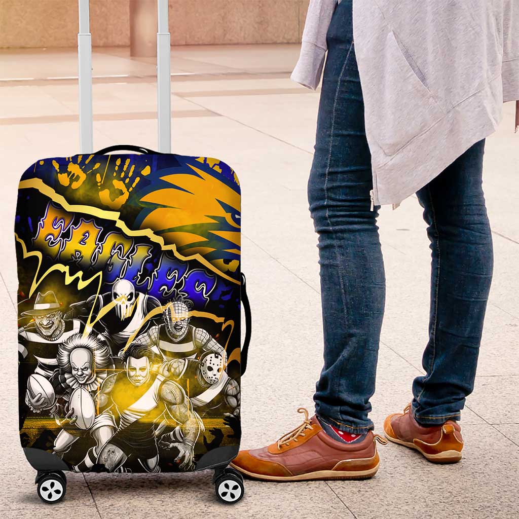 Step Into Horror Domain Eagles Football Luggage Cover Halloween Horror Movie Characters - Aussie Hoodie
