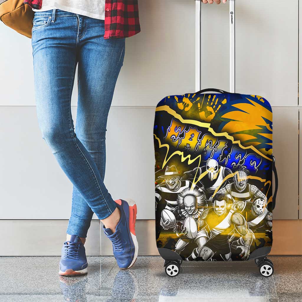 Step Into Horror Domain Eagles Football Luggage Cover Halloween Horror Movie Characters - Aussie Hoodie
