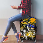 Step Into Horror Domain Eagles Football Luggage Cover Halloween Horror Movie Characters - Aussie Hoodie