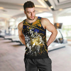 Step Into Horror Domain Eagles Football Men Tank Top Halloween Horror Movie Characters - Aussie Hoodie