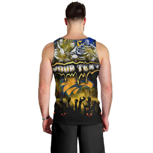 Step Into Horror Domain Eagles Football Men Tank Top Halloween Horror Movie Characters - Aussie Hoodie