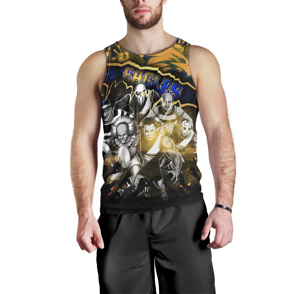 Step Into Horror Domain Eagles Football Men Tank Top Halloween Horror Movie Characters - Aussie Hoodie
