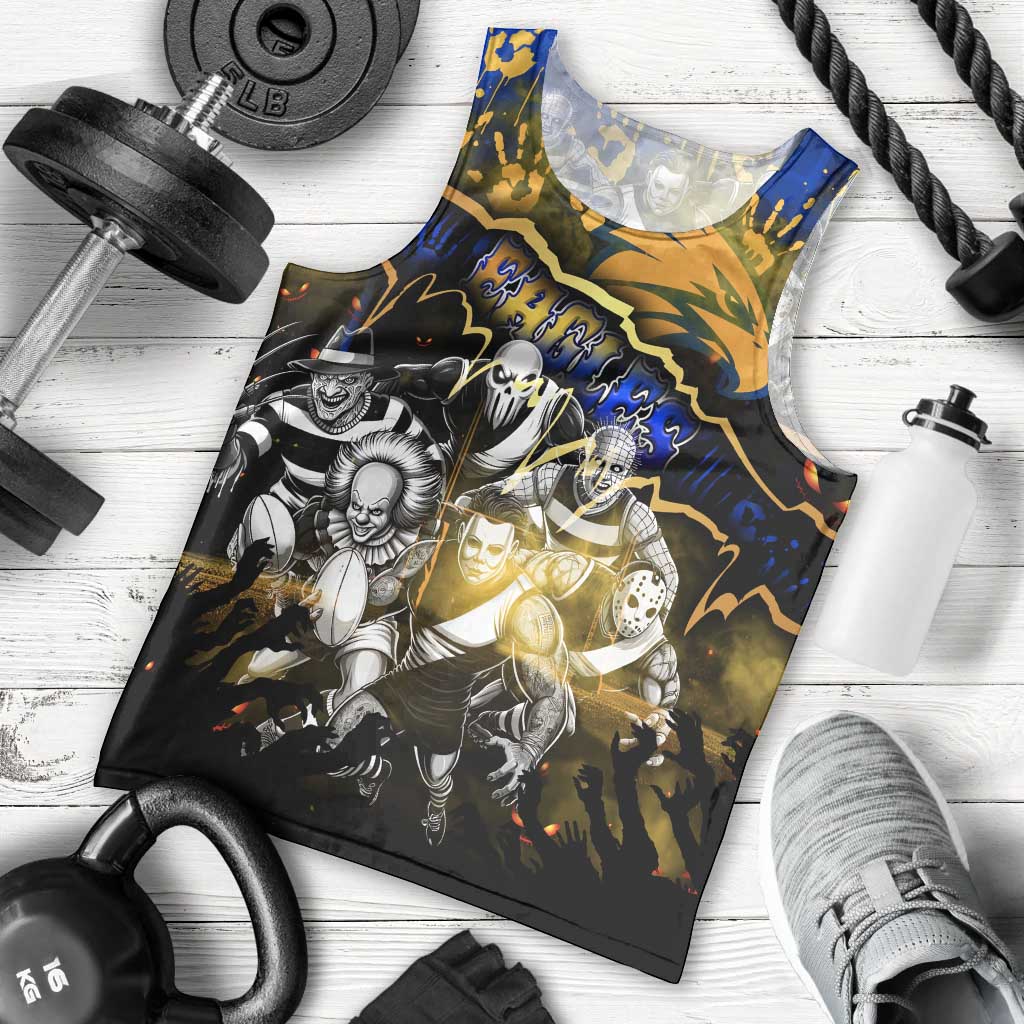 Step Into Horror Domain Eagles Football Men Tank Top Halloween Horror Movie Characters - Aussie Hoodie