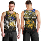 Step Into Horror Domain Eagles Football Men Tank Top Halloween Horror Movie Characters - Aussie Hoodie