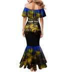 Step Into Horror Domain Eagles Football Mermaid Dress Halloween Horror Movie Characters - Aussie Hoodie
