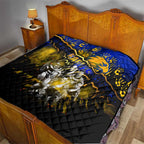 Step Into Horror Domain Eagles Football Quilt Halloween Horror Movie Characters - Aussie Hoodie
