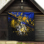 Step Into Horror Domain Eagles Football Quilt Halloween Horror Movie Characters - Aussie Hoodie