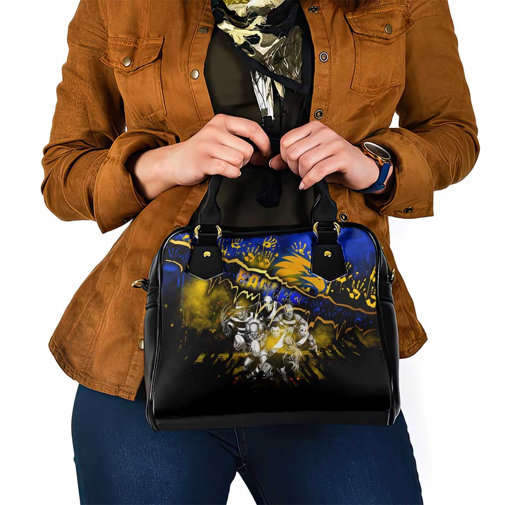 Step Into Horror Domain Eagles Football Shoulder Handbag Halloween Horror Movie Characters - Aussie Hoodie