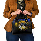 Step Into Horror Domain Eagles Football Shoulder Handbag Halloween Horror Movie Characters - Aussie Hoodie