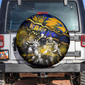 Step Into Horror Domain Eagles Football Spare Tire Cover Halloween Horror Movie Characters - Aussie Hoodie