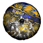 Step Into Horror Domain Eagles Football Spare Tire Cover Halloween Horror Movie Characters - Aussie Hoodie